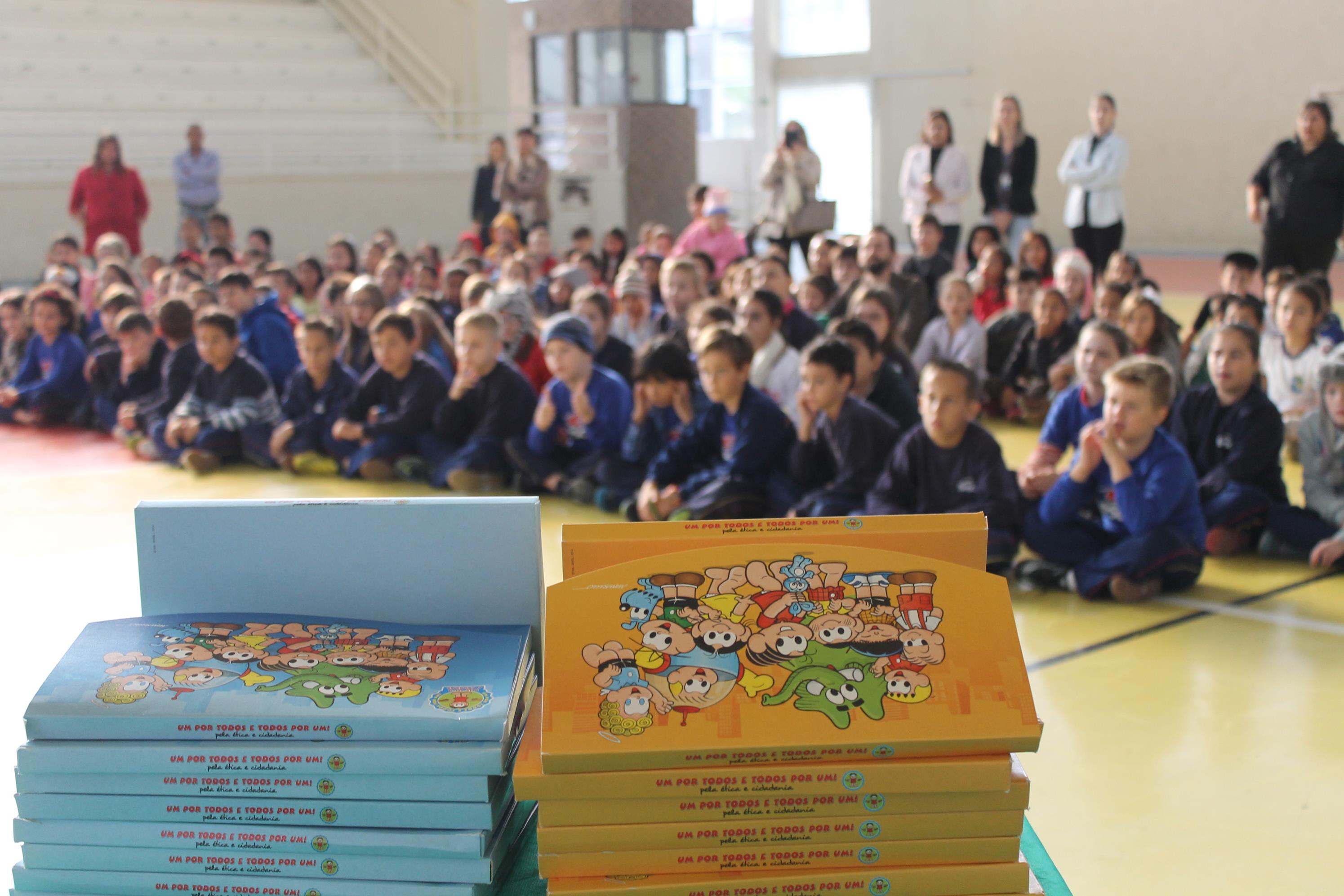 1ª ação educacional do OS Rio do Sul leva programa sobre ética e cidadania para escolas de Rio do Sul