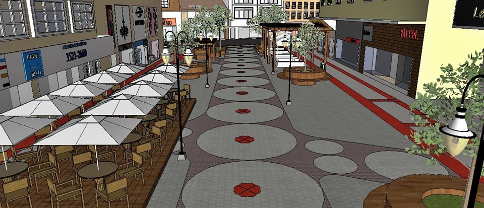 OS Rio do Sul questiona executivo municipal sobre dispensa de licitação para revitalizar o Calçadão