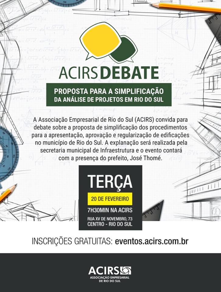 Proposta de simplificação da análise de projetos em Rio do Sul